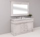 Bathroom cabinet with 2 sinks included in the price, with mirror