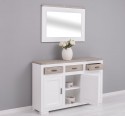Buffet with 3 doors and 3 drawers Pure, metal rail drawers with mirror - Color Top_P037 - Color Corp_P004 - Color Drawers_P037 -