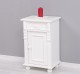 Nightstand with ornaments, 1 door and 1 drawer - Color_P039A - PAINT ANTIC