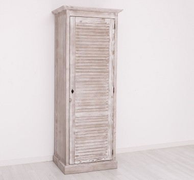 1-door wardrobe, Shutter Collection - Color_P067 - DEEP BRUSHED
