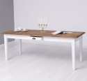 Farm house table oak top 210X90 - Color Top_P064 - Color Corp_P004 - DOUBLE COLORED