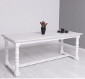 Monastery table with turned legs 205x84cm - Color Top_P080 - Color Corp_P029++P004A - DOUBLE COLORED