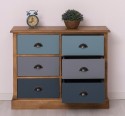 Chest of 6 drawers - Corp_P001 - Drawers_Multicolor - Multicolor