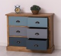 Chest of 6 drawers - Corp_P001 - Drawers_Multicolor - Multicolor