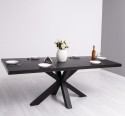 Dining table with central leg in X, lenght 210 - Color_P003 - PAINT