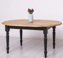 Extendable Oval Table 160 / 200cm, Oak Top - Color Top_P061 / Color Corp_P003 - DOUBLE COLOR