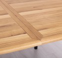 Extendable Oval Table 160 / 200cm, Oak Top - Color Top_P061 / Color Corp_P003 - DOUBLE COLOR