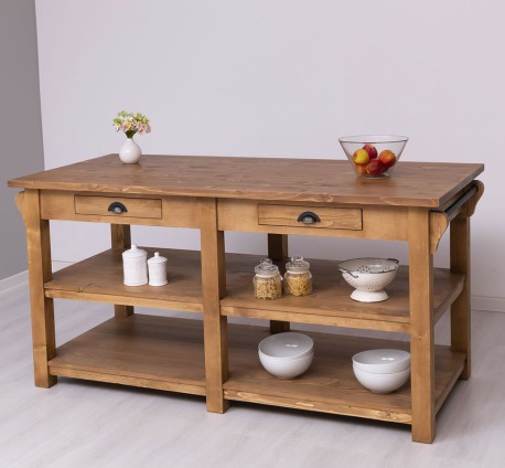 Large kitchen island with 4...