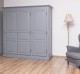Detachable cabinet with 3 doors