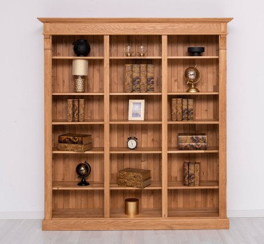 Open display cabinet, oak