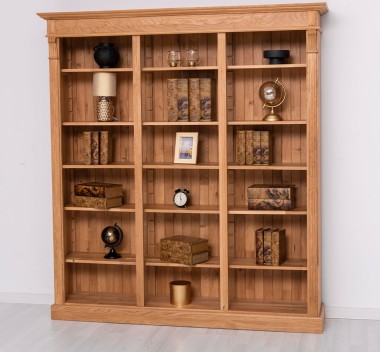 Open display cabinet, oak
