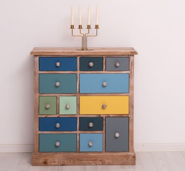 Chest Of Drawers With 13 Drawers - Color Corp_P071 - Color Drawers_Multicolor - MULTICOLOR