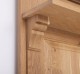 Hallway coat hanger with 2 open shelves, oak - Color Top_P064 - Color Corp_P061 - Color Corn_P064 - DOUBLE COLORED