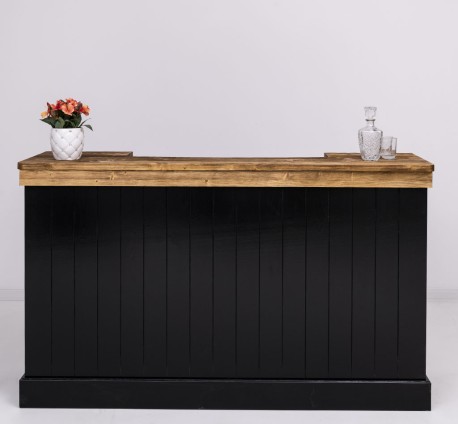 Bar counter with vertical...