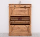 Shoe Rack With 3 Doors And 2 Drawers - Color_P001 - WAX