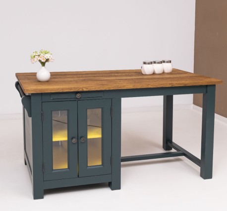 Kitchen island with table,...