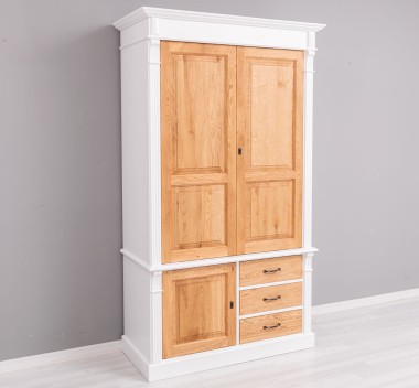 Wardrobe With 3 Doors And 3 Drawers front doors and drawers with oak, Directoire Collection - Color Corp_P004 / Color Doors&Draw