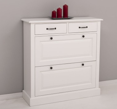 Shoe rack with 2 doors, 2 drawers - Color_P039 - PAINT