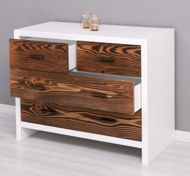 Chest with 4 drawers "Rustic Haven"