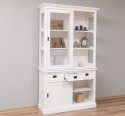 Buffet cabinet with four sliding doors and three drawers 125 x 48 x 215 cm, MDF