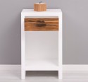 Bedside table with 1 drawer "Rustic Haven"