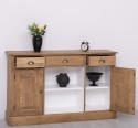 Chest of drawers with 2 doors, 3 drawers, open space