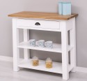 Console with 1 drawer, oak top