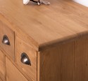 Chest of drawers with 13 drawers, oak top