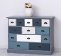 Chest of drawers with 13 drawers
