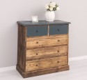 Chest of drawers with 2 narrow drawers + 3 wide drawers