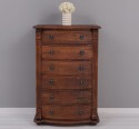 Chest of drawers with 6 curved drawers, Directoire Collection