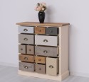 Dresser with 13 drawers, oak top
