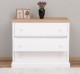 Chest of 3 drawers, oak top