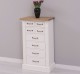 Chest of drawers with 8 drawers, oak top, Directoire Collection