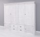 Cabinet with 4 + 2 doors, 4 drawers