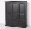 Wardrobe with 3 doors and 6 drawers